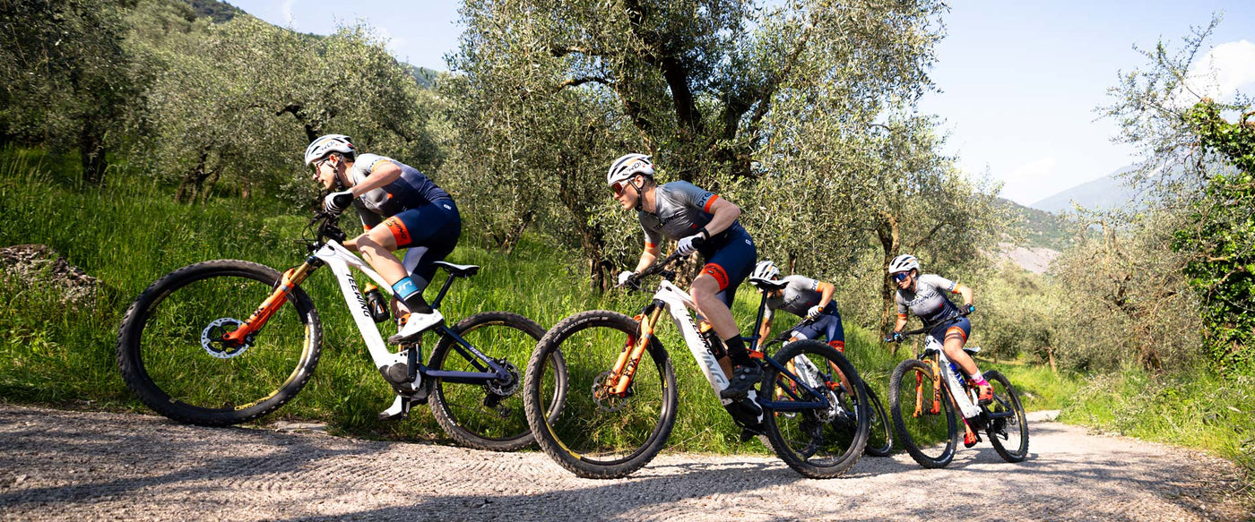 Teewing Factory Team in electric mountain bike races
