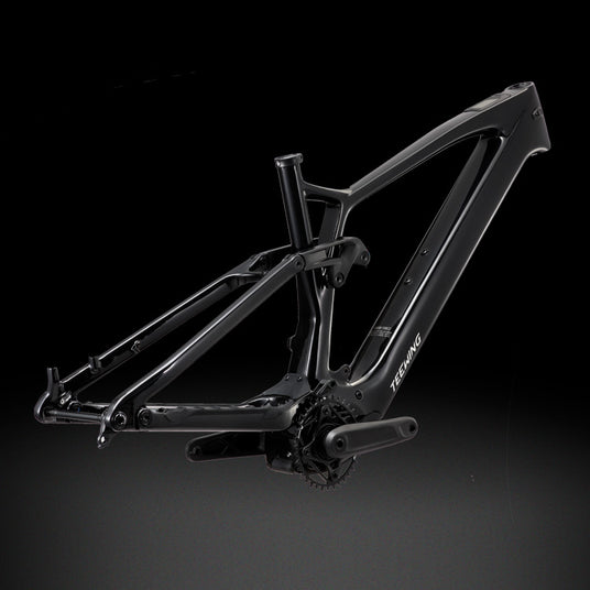 optimized geometry of teewing turbo force pro full suspension carbon frame