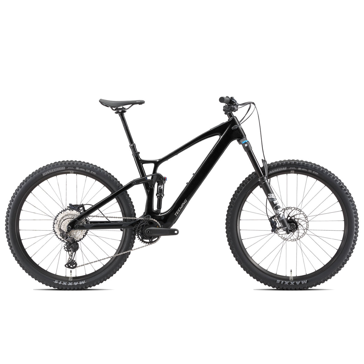 teewing turbo force xt black silver emtb