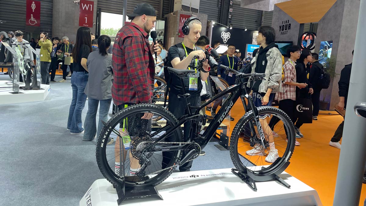 Teewing Turbo Force electric mountain bikes show in 2025 China Cycle