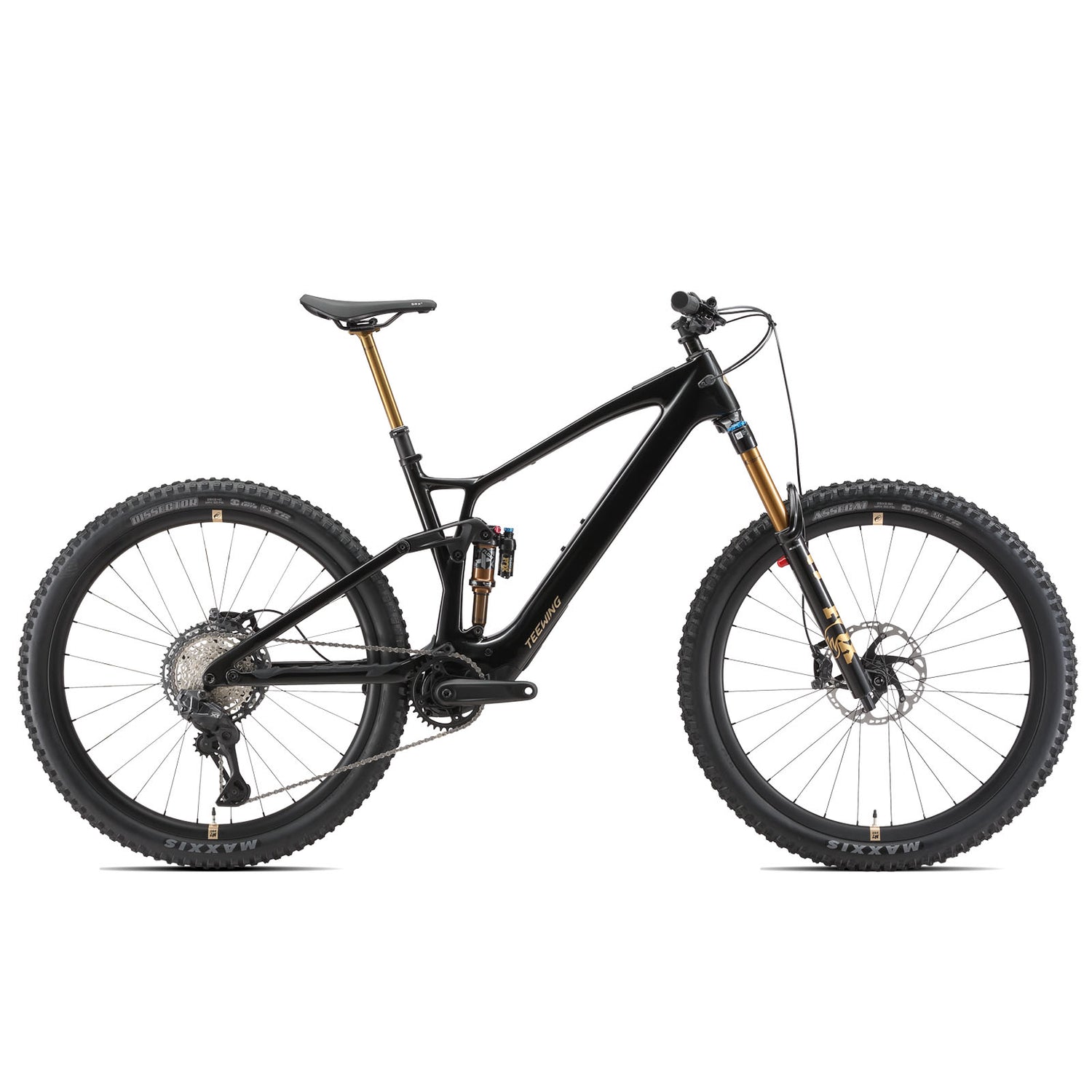 e mtb fully 180mm Teewing Turbo Force Pro – Carbon All-Mountain eMTB, M2S Drive System – Teewing Bikes